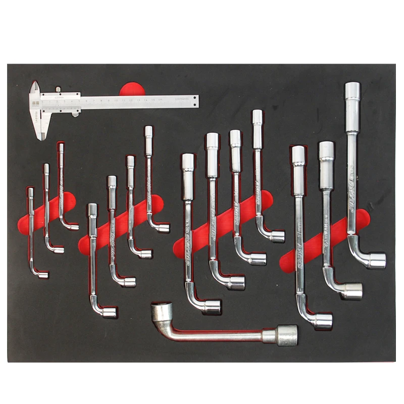 Diy 7 Drawers Tool Box With Hand Tool Sets For Garage Storage Tool Roller Cabinet Trolley Box