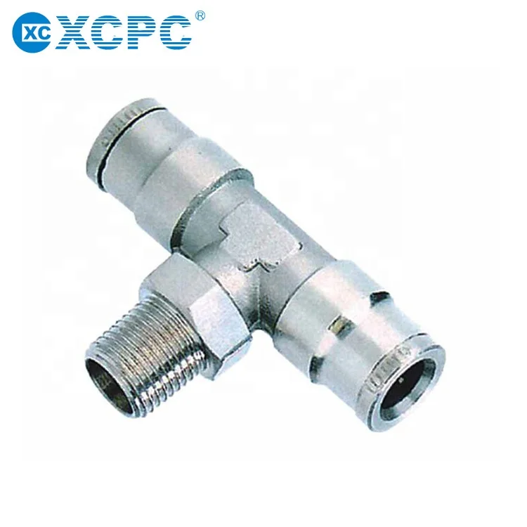 Metal Pneumatic Connectors Push in Fittings One touch fittings  Air Fittings