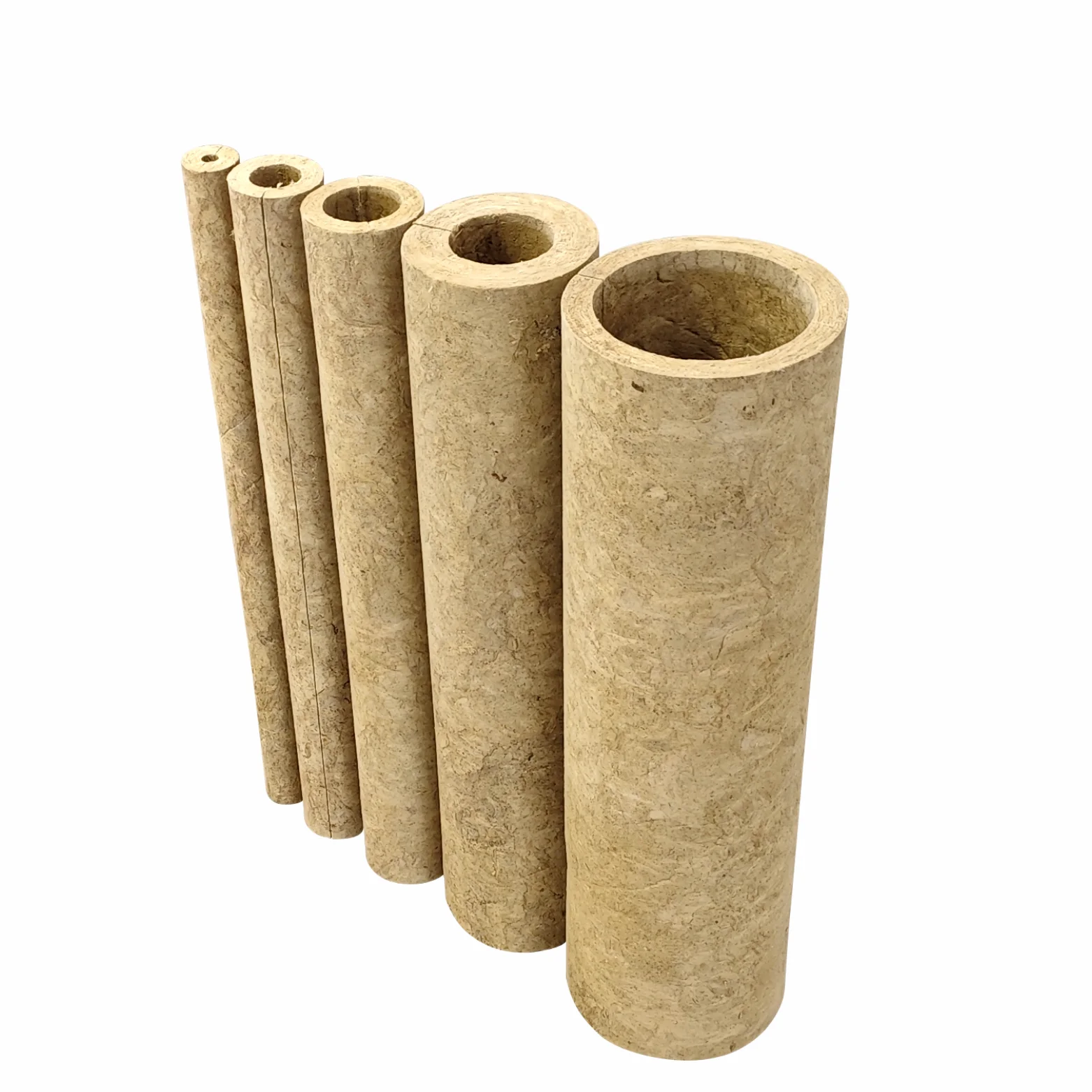 Super thermal insulation materials stone wool rock wool pipe