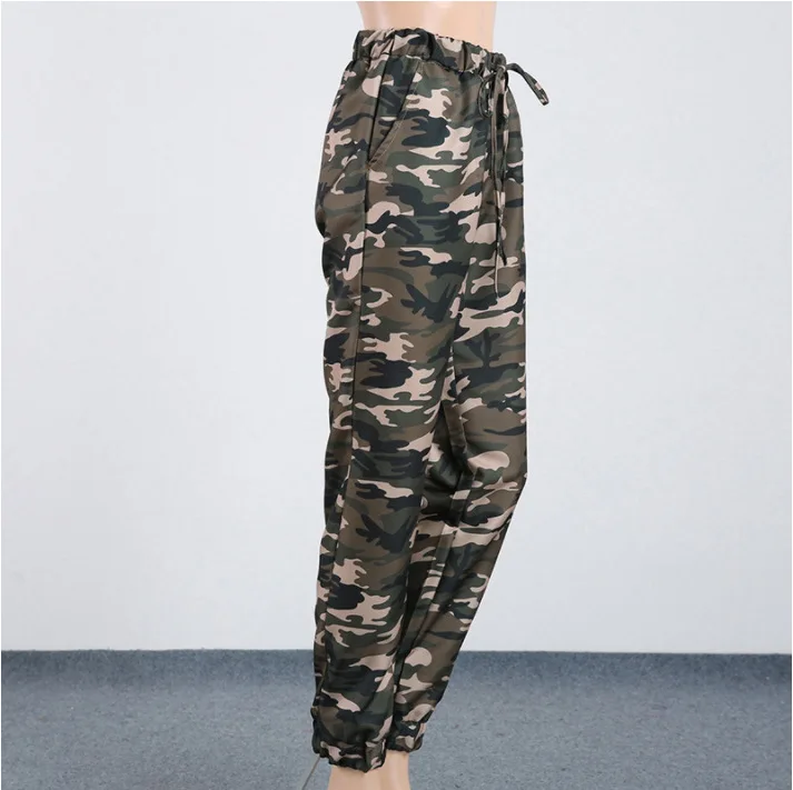 
Women Plus size pencil fashion pants 3XL 4XL 5XL sexy slim printed full length womens camouflaged pants A210 