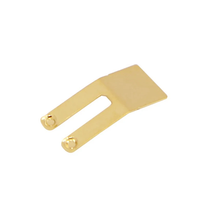 Metal Clip spring steel gold plated aa battery contact socket spring Negative contact plate