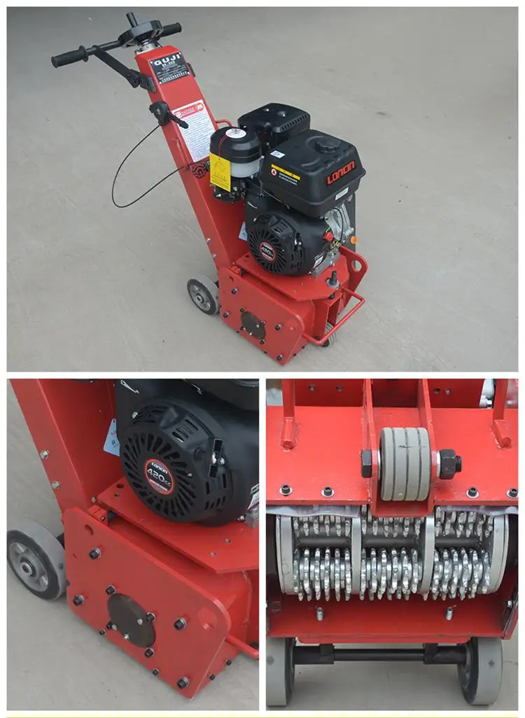 concrete walk behind floor scarifier asphalt milling machine