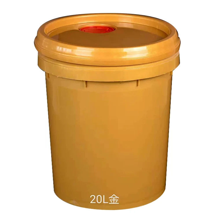 New Design Black Plastic Bucket 20l Oil Paint Plastic Bucket 20 Liter Paint Bucket With Great Price