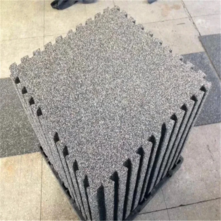 Colorful Heavy Duty Playground Gym Rubber Floor Tile Rubber Flooring Mat 500mm X 500mm X 30mm