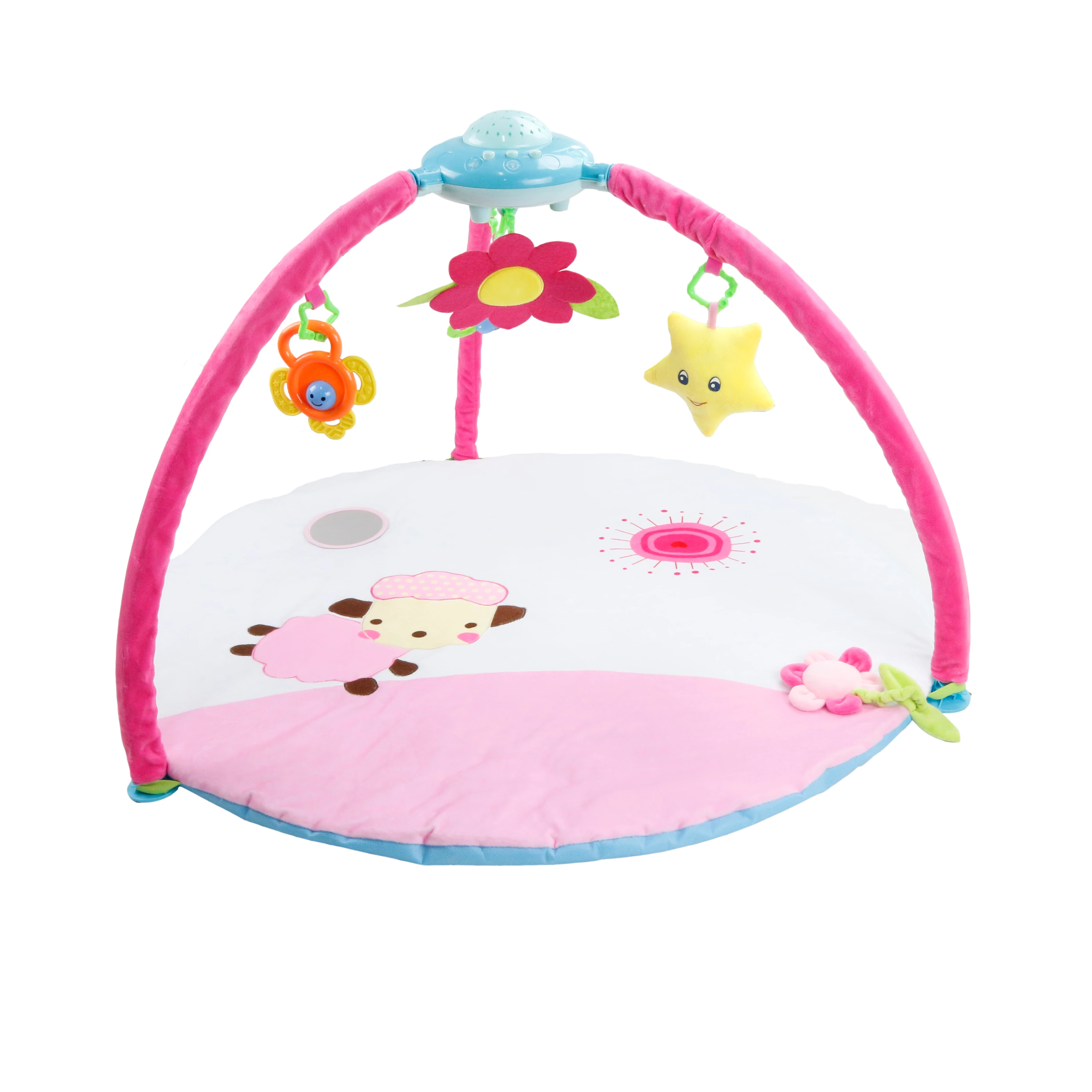 Wholesale Baby Musical Indoor Soft Carpet Activity Large Jungle Gym Play Gym Mats With Projector