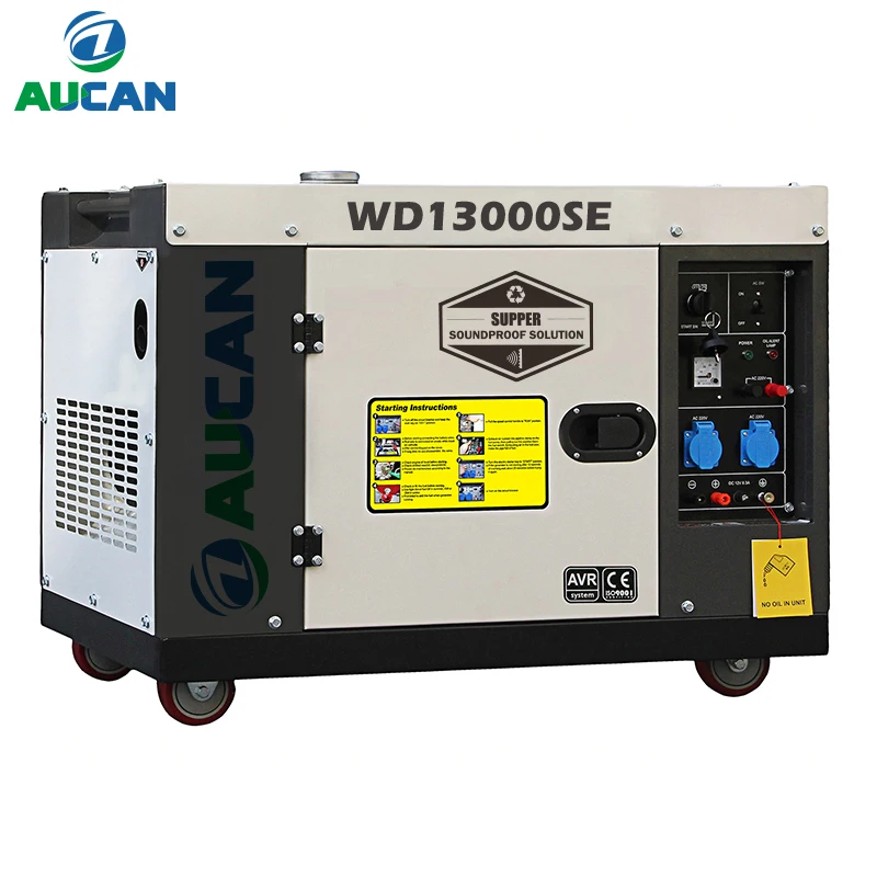 high quality portable silent alternative free energy power electricity  generator diesel  with  10kva