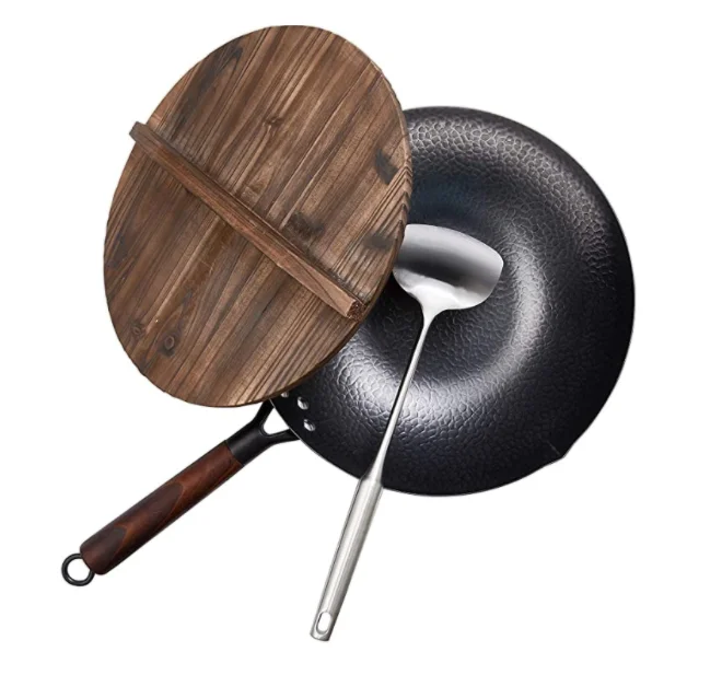 Кухонная утварь из углеродистой стали, 12,5 дюйма, с ручкой