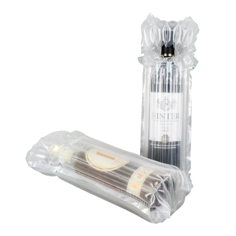 Cheap price plastic shockproof air cushion column packaging bag wine airbag protector