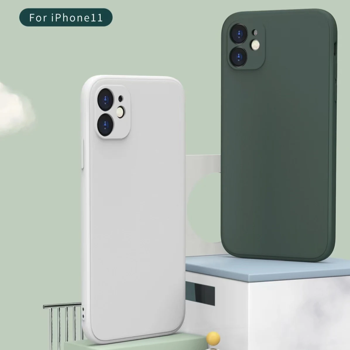 Simple new solid color cell phone case official original logo liquid silicone phone case cover for iphone15 14 13 12 pro max