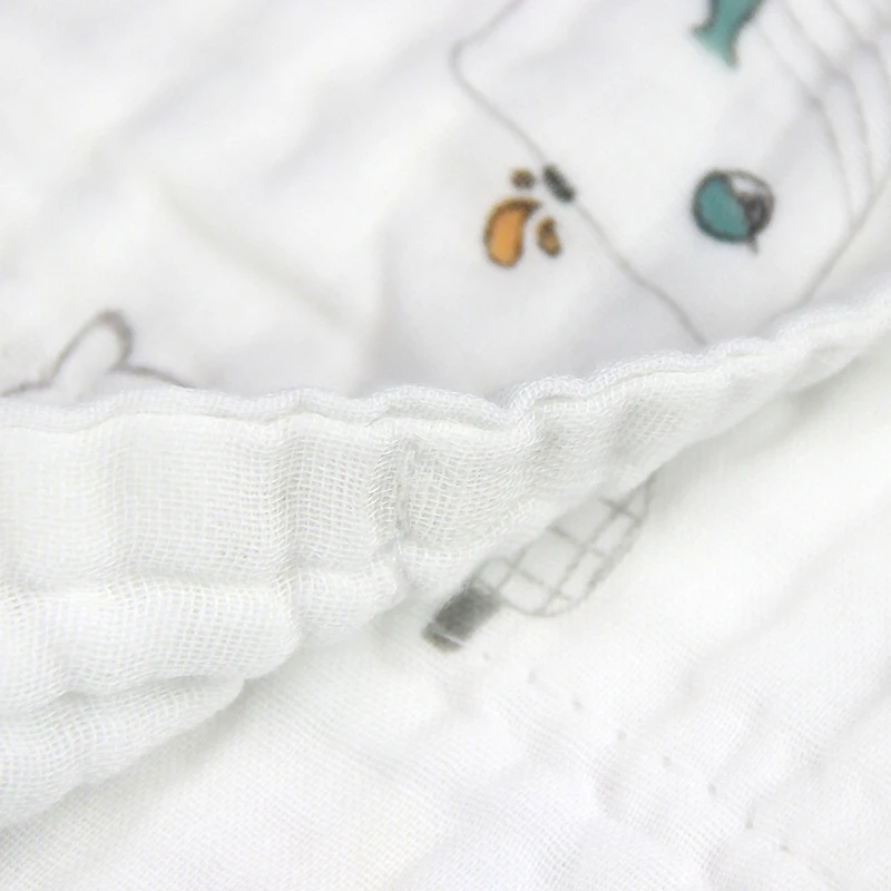 Soft and breathable kid wash face towel 100% organic baby cotton towel