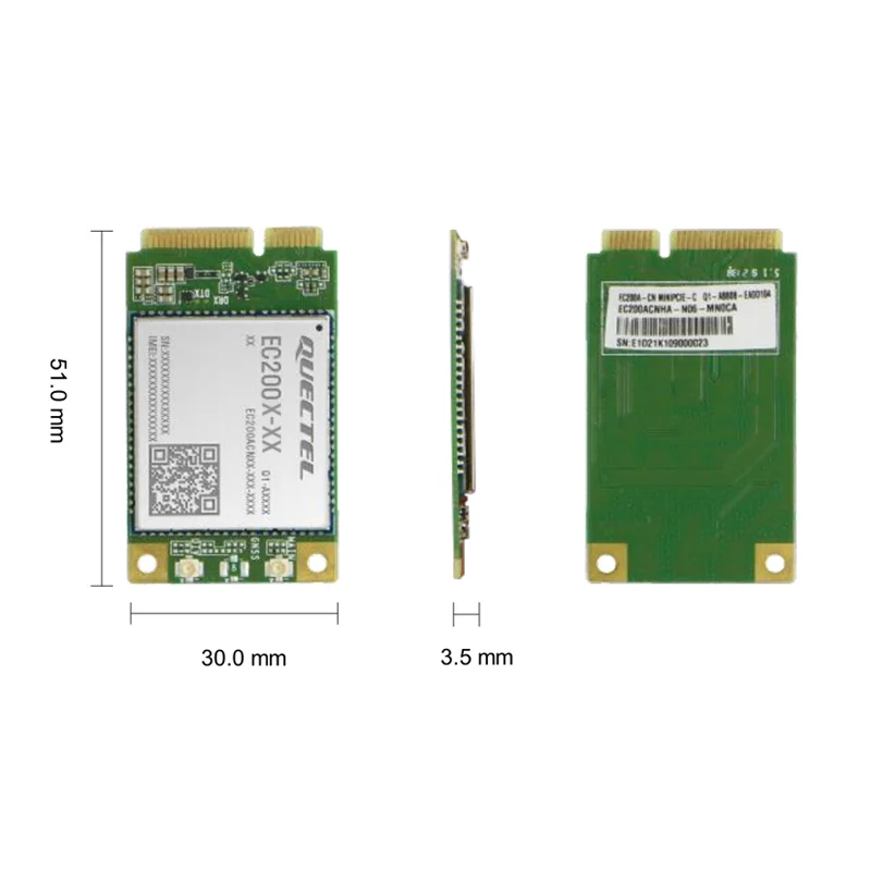 EC200A MINIPCIE серии LTE модуль CAT4 4G EC200ACN/EU/AU мини PCIe EC200ACN MINIPCIE-C Quectel EC200