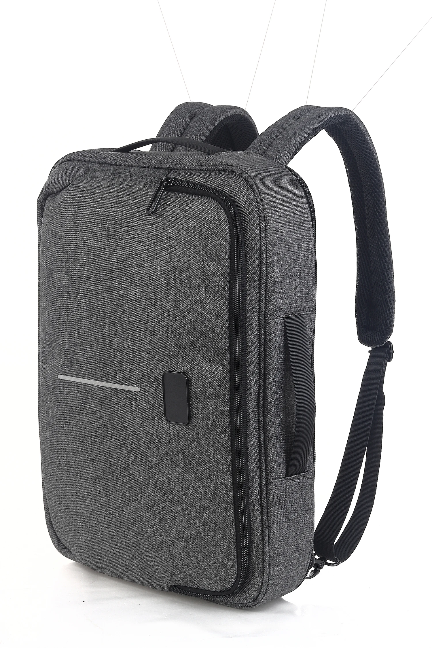 OEM 2 in 1 fashion 15.6 inch computer laptop backpack messenger bag suitable to school and business handbag for boy man student