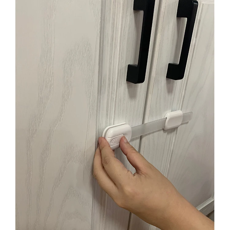 Adjustable child safety strap locks baby proof cabinet locks child safety