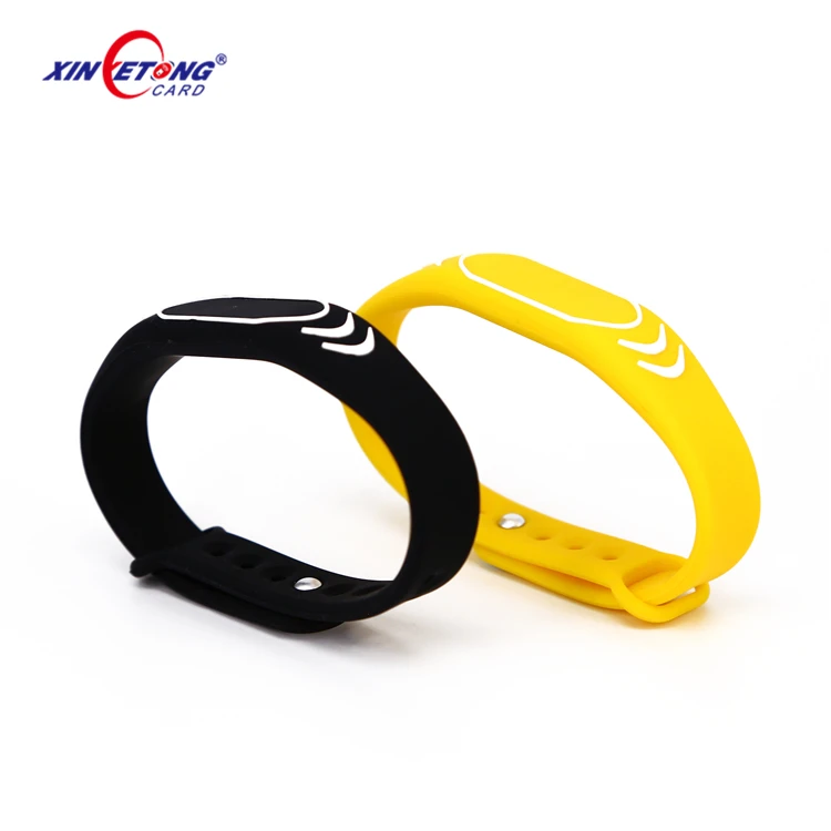 Personalized Silicone Wristband Nfc/rfid Bracelet For Access Control
