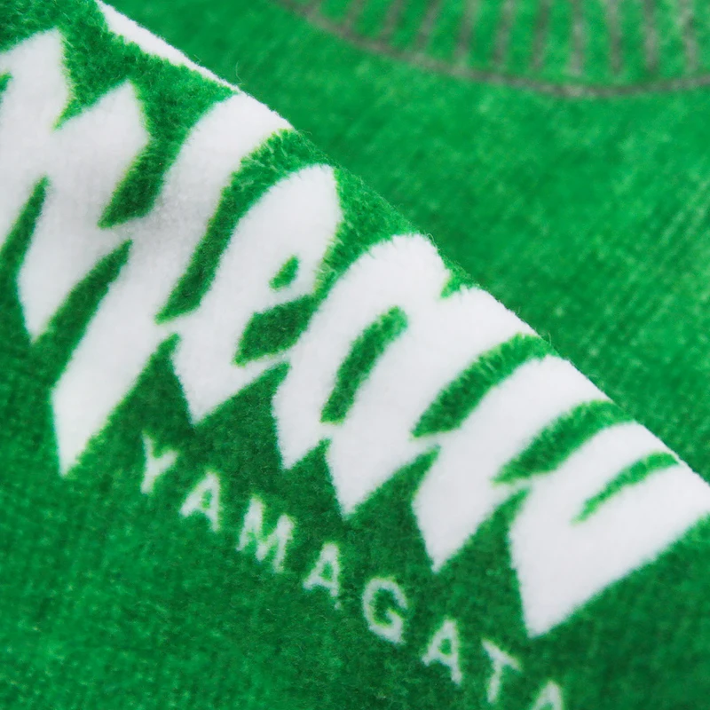 custom cotton printed special-shaped hand towel football/basketball jersey shape rally towel