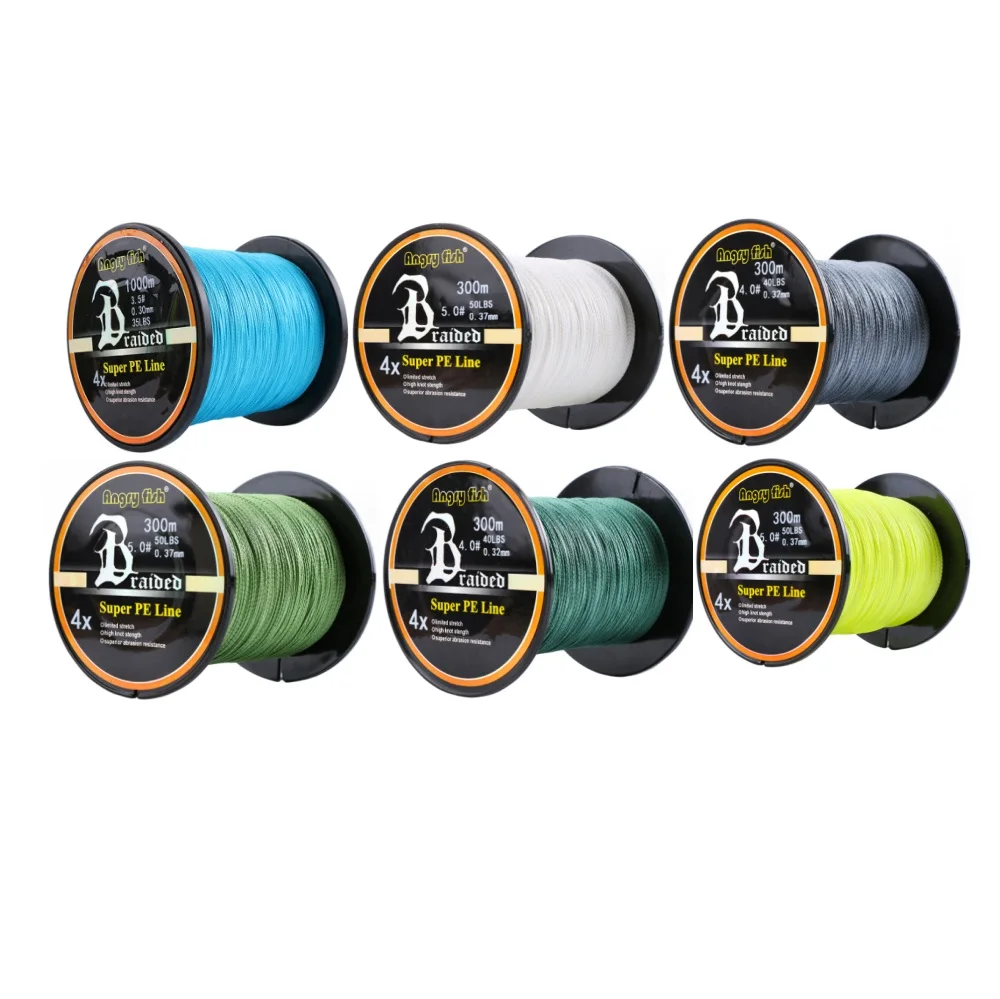 Fishing Gear 4 8 Strands Pe Braided Power Horse 100m 300m 500m 1000m Fishing Line Kite Line Sea J Braid X4 X8 Manufacturer