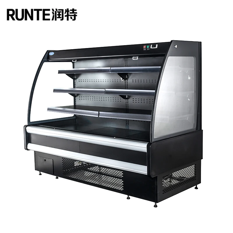 Refrigerator Show Vegetable Fruit Chiller Supermarket