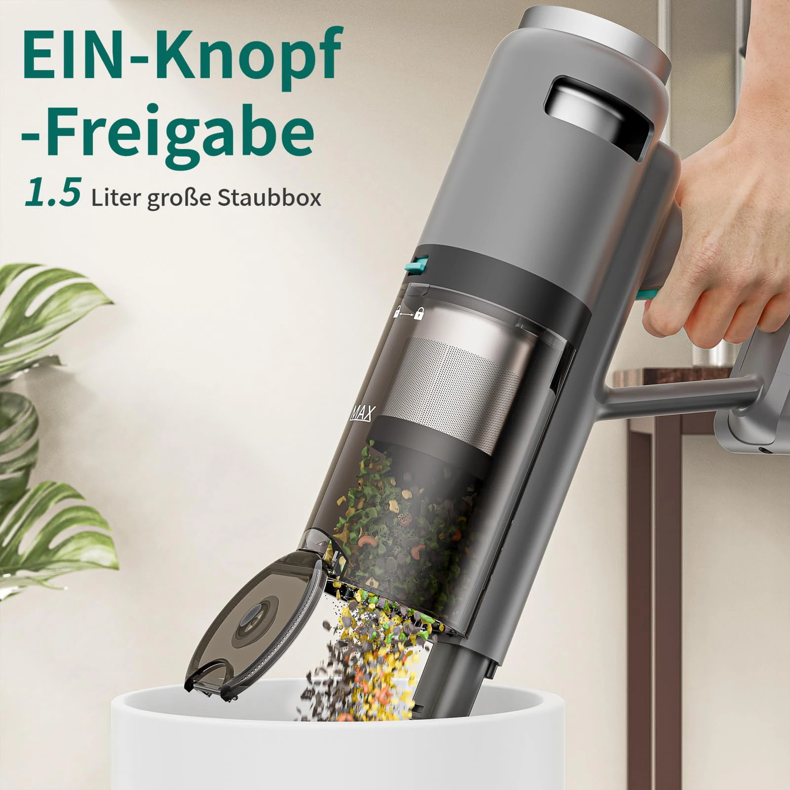 Tookto 2024 Brushless Motor Best Deep Clean Cordless Hand Held Vacuum Cleaner