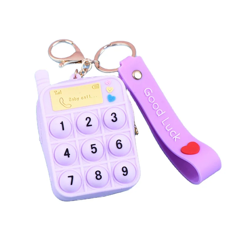 Силиконовый мини-кошелек для монет