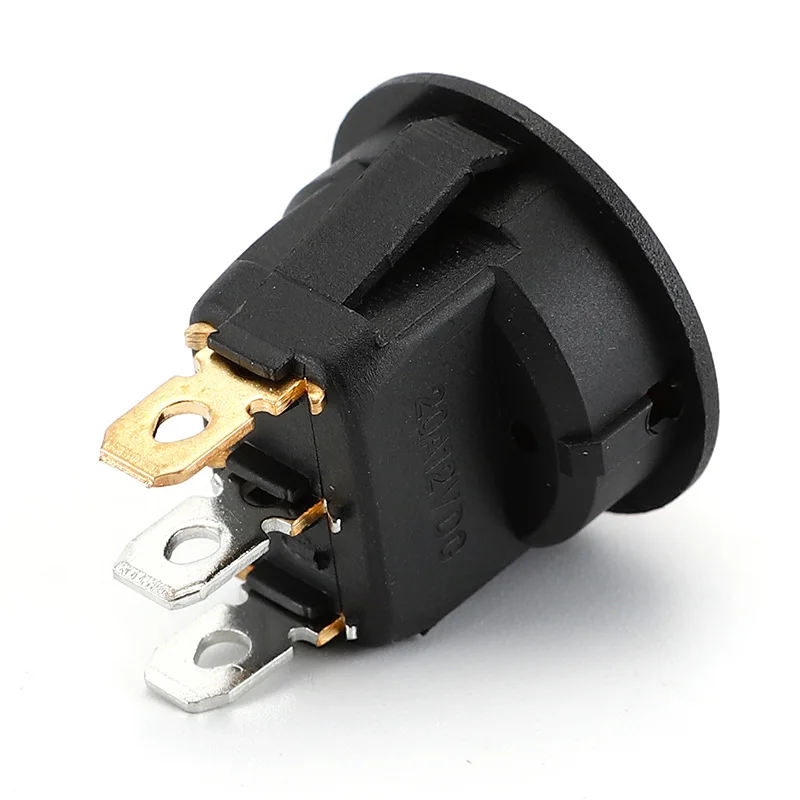 12V/20A KCD2 with Light Boat Shaped Switch LED Light  23mm Rocker Panel Power Switch