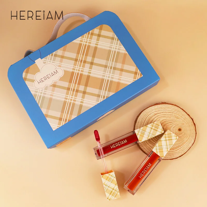 HEREIAM High Pigment Matte Lip Gloss Moisturizing Silky Smooth Long Lasting Lipstick Sexy Makeup For Girls