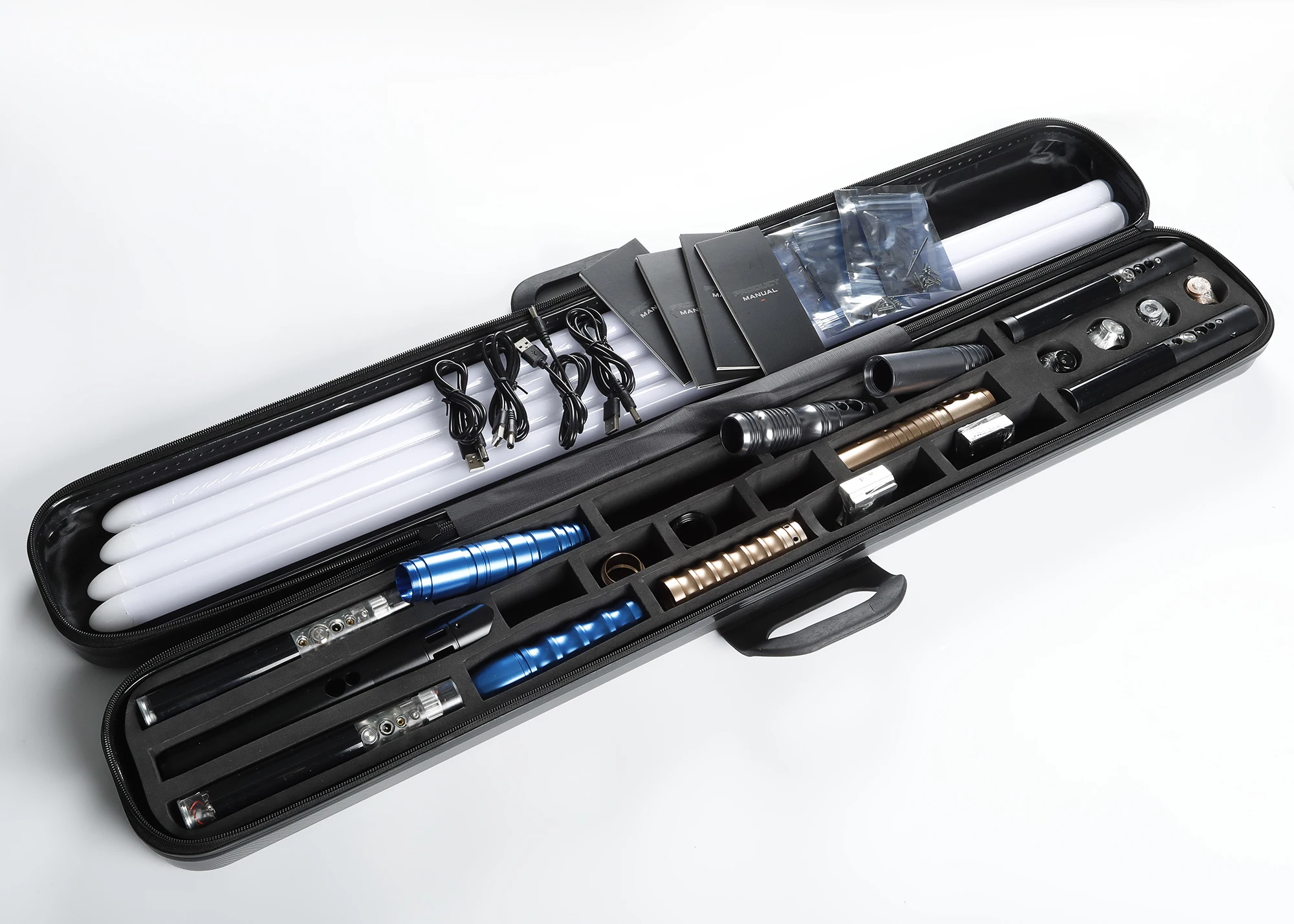 Mystery Box Infinity Color-Shift Dueling Lightsaber - Smooth Swing, Clash FX for Thrilling Battles