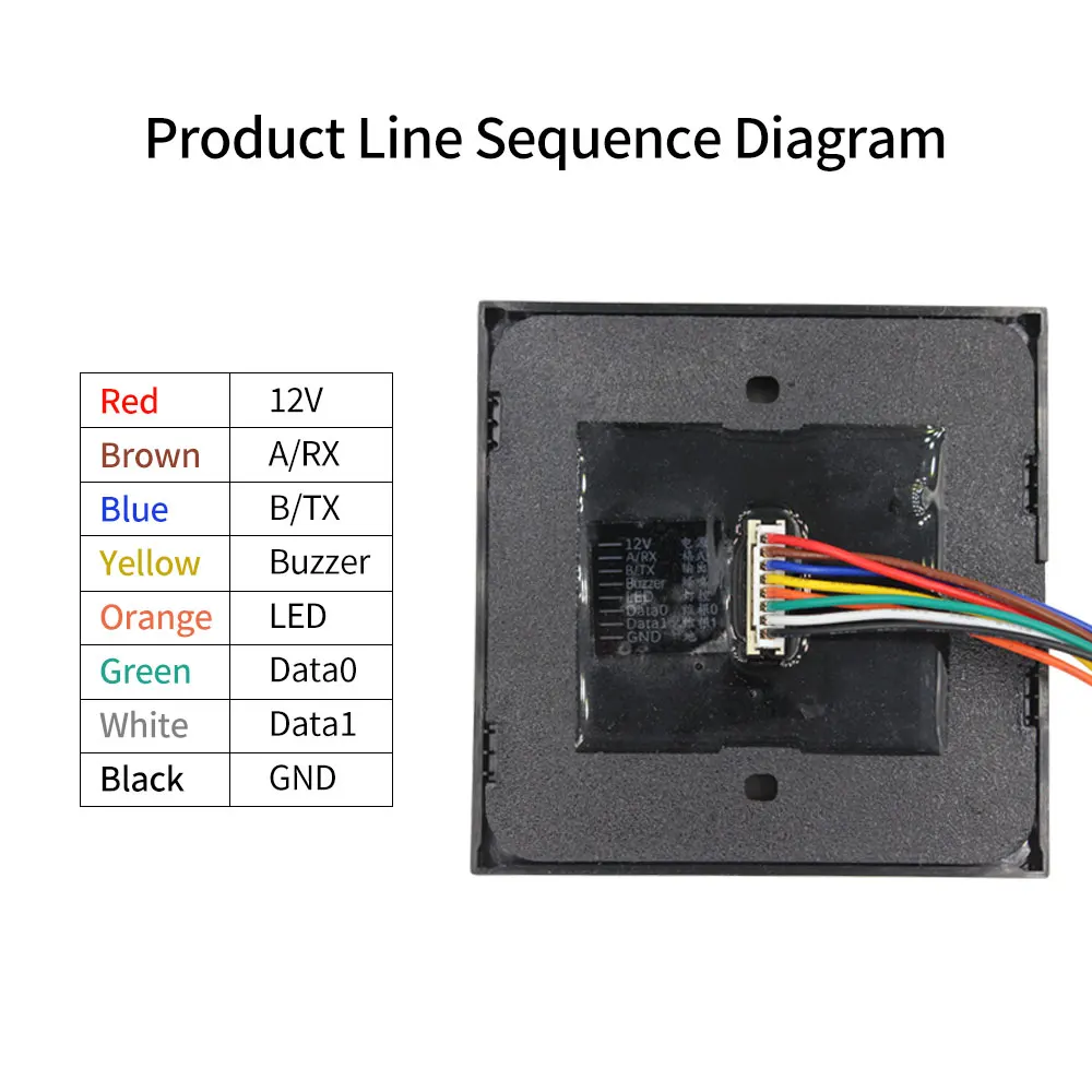 Ультра Thin125Khz + 13 56 МГц Rfid ID IC водонепроницаемый Dual Band Wiegand 26; Большие размеры 34-Slave считыватель Nfc читатель контроля доступа rfid