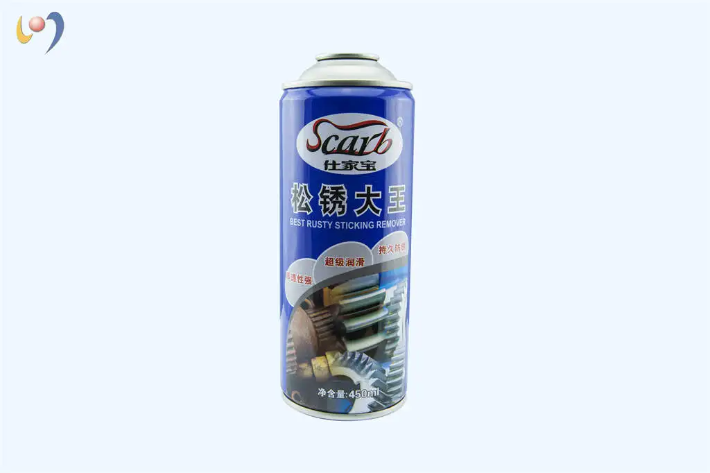 65mm diameter 157mm height tinplate aerosol can for automotive products