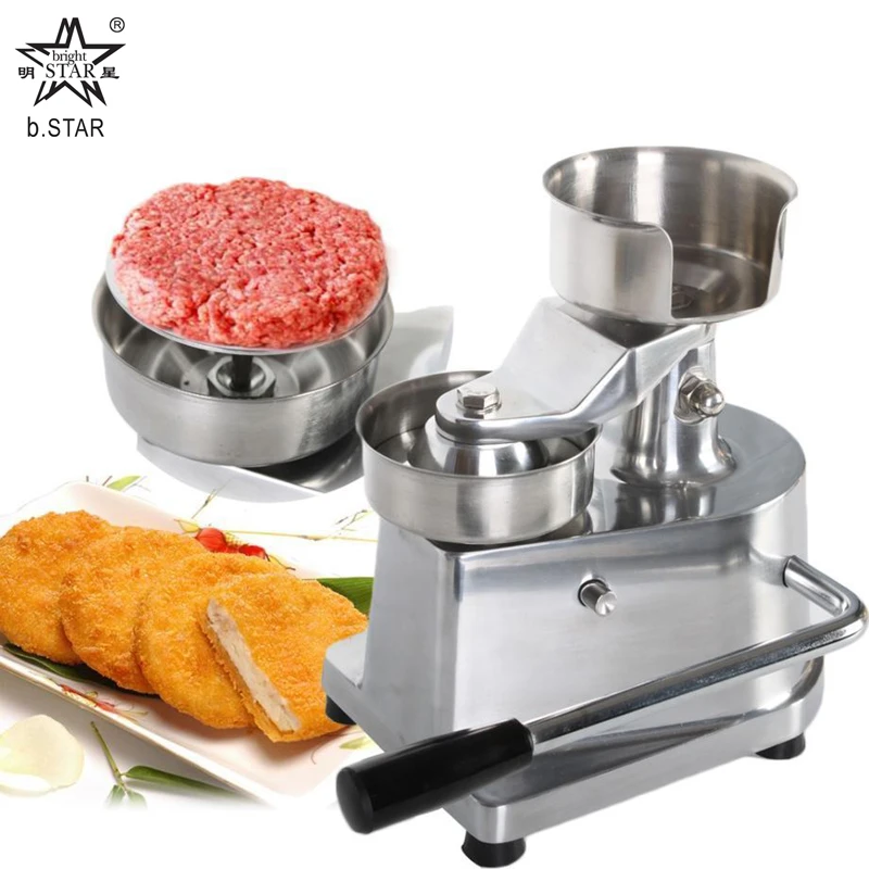 BR308 100MM/130MM Commercial Manual Burger Patty Maker Hamburger Press Forming patty maker Machine