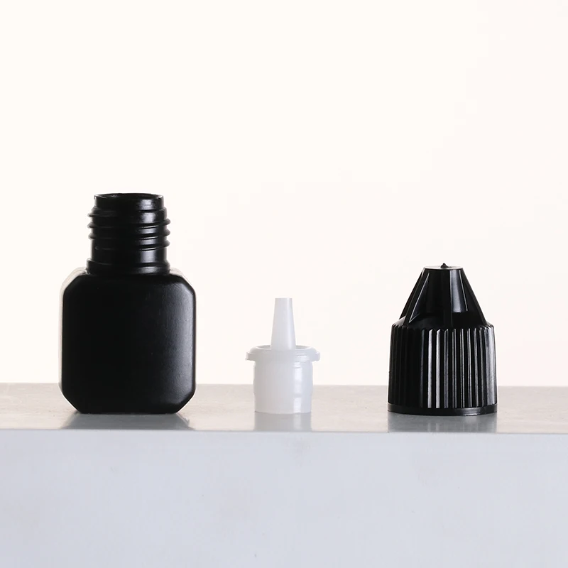 5ml 10ml 15ml Black PE Ink Oil Eye Dropper Plastic Squeeze Bottle Dropper Plastic Bottles