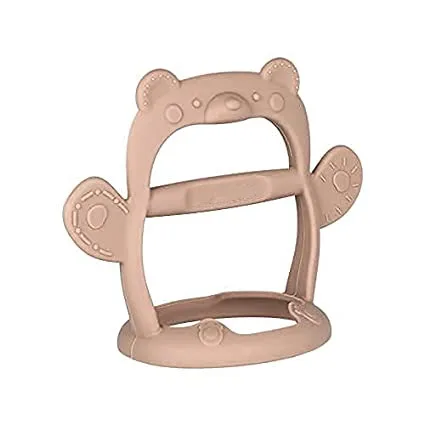 Оптовая продажа милый мягкий браслет без бисфенола А кольцо в форме Луны радуги силиконовые детские жевательные прорезыватели для зубов на заказ игрушки подарок Se