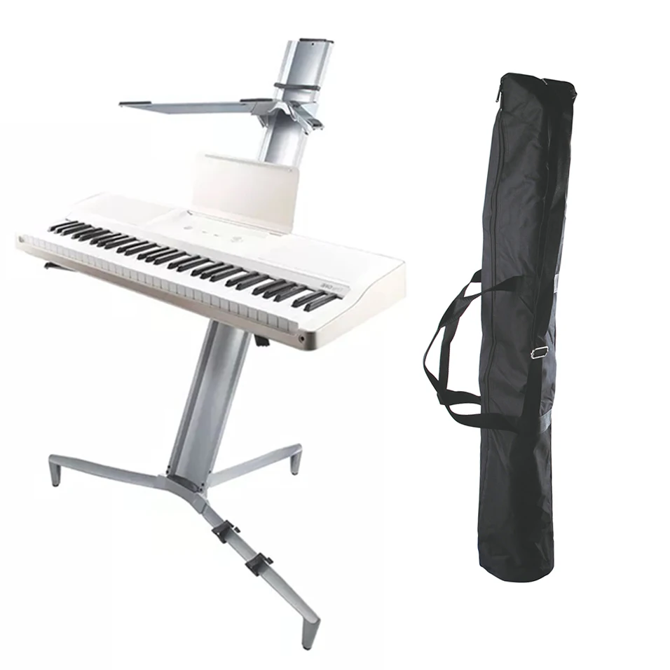 Aluminium Keyboard Stand Music Instrument Double Electronic Piano Stand Metal Keyboard Stand