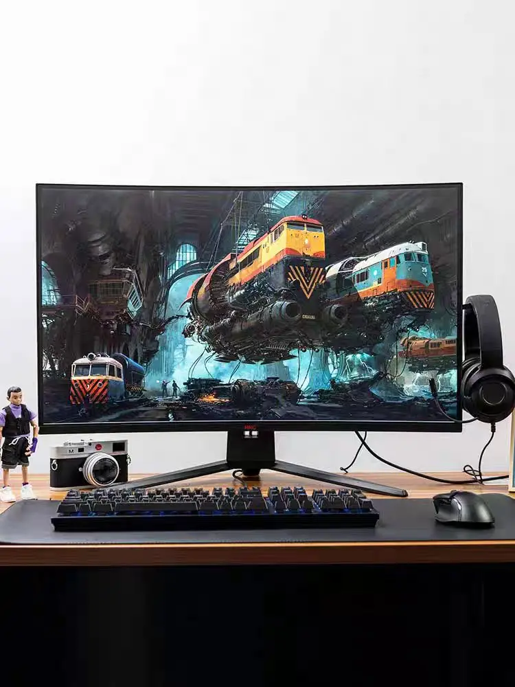 Advanced 34 Inch 4K 165Hz Curved Gaming Monitor with Frameless Design and Crystal Clear Display