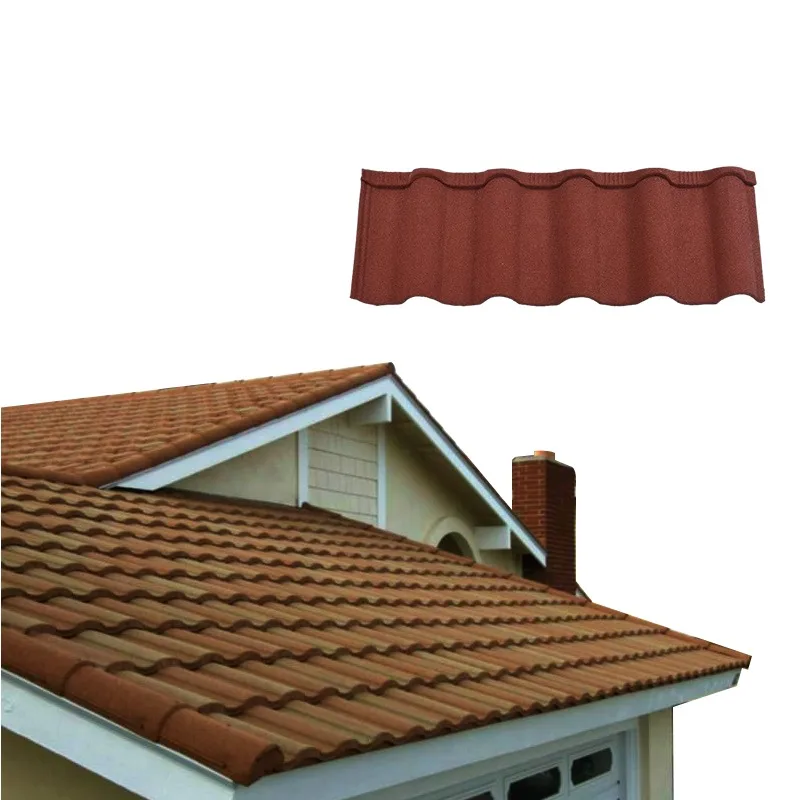 China factory price 0.45mm thick metal roof Outdoor Exterior Building Porch Wood Plastic Solid WPC Composite Roof Tiles Sheet