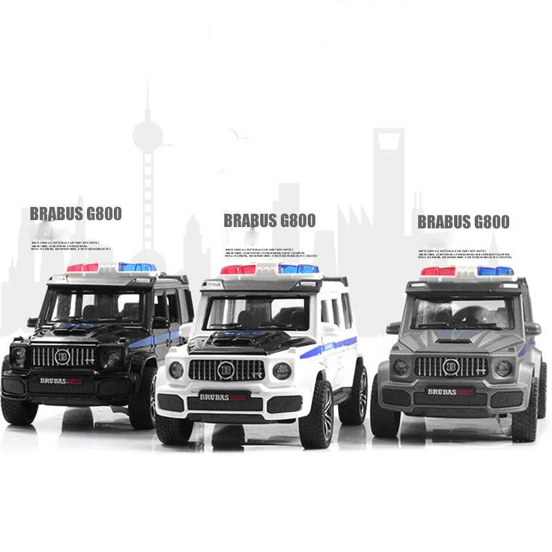 New Special Design 1:32 Pull Back Police Diecast Model Die Cast Alloy Police Toy Car