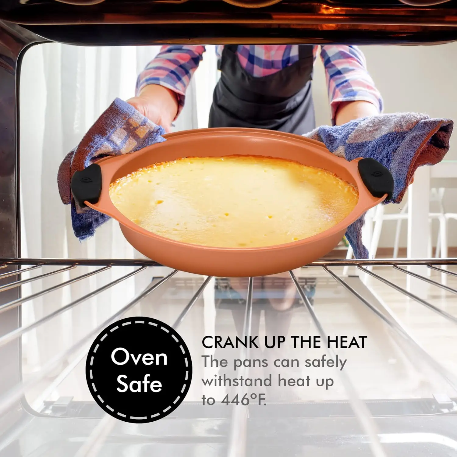 Copper ten piece cake mold baking set Bread tin pizza cake baking dishes & pan,non stick carbon stainless steel