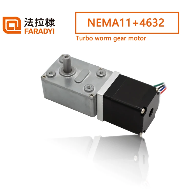 Faradyi custom 28 шаговый двигатель 4632 маленький червячный редуктор с высоким крутящим моментом микро постоянного