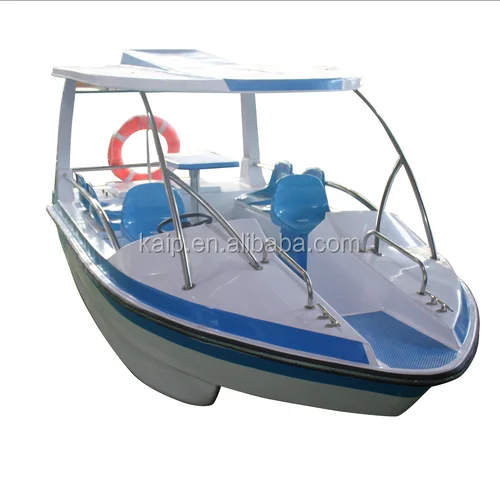 Best Rental Business Leisure Boat With Family Electric Fiberglass Boats For Park Vintage Electric Car Boat