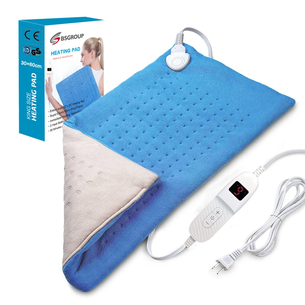 Amazon Best Selling Product Large Warm Electric Heat Pad For Back Pain