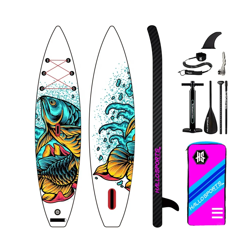 Hallosports HST06 OEM ODM new design sup board inflatable stand up paddle board surfboard tabla padel surf water sp