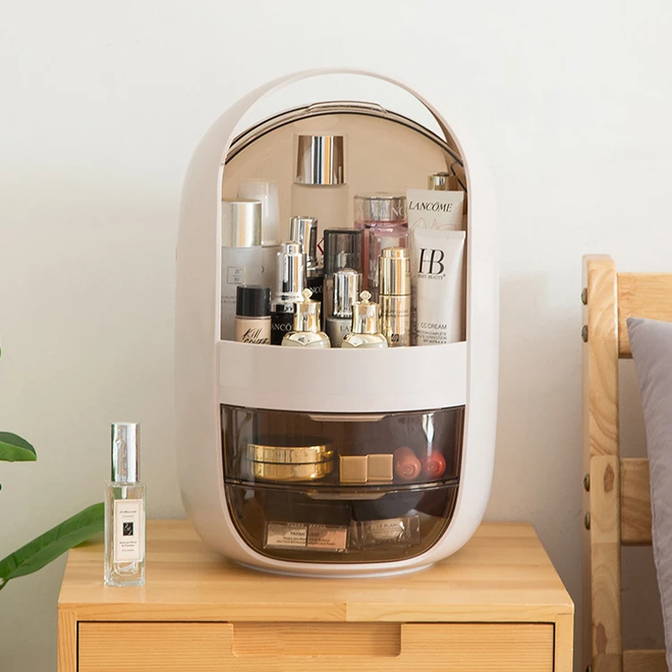 
High quality eco-friendly fashion excellent waterproof dustproof white plastic big pandora makeup box 