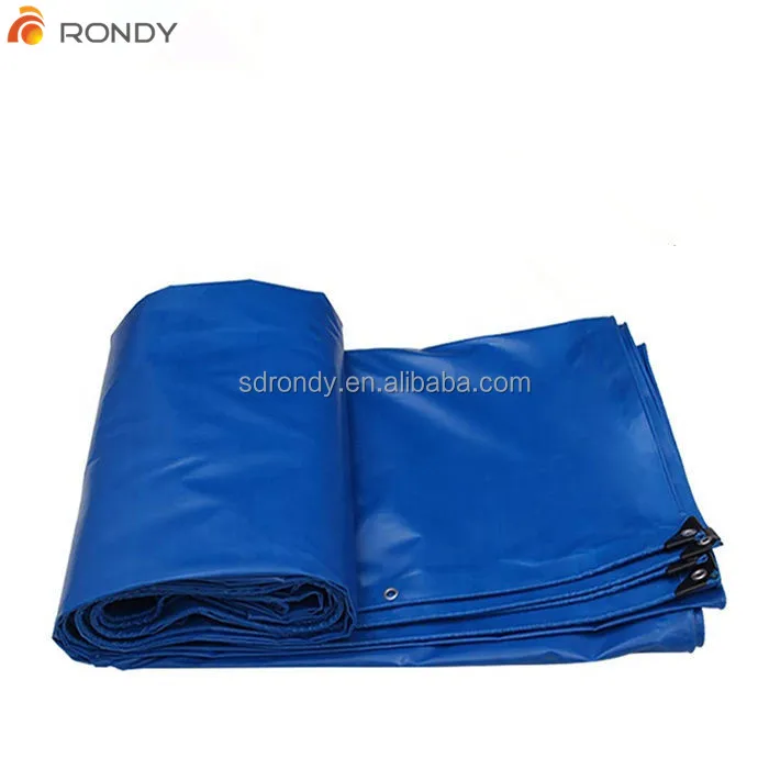 18oz Tarps Waterproof Cover Other Fabric Coating Plain 15-20 Days Coated Tarpaulin Custom Tarpaulin Pvc Woven PVC Blue Color