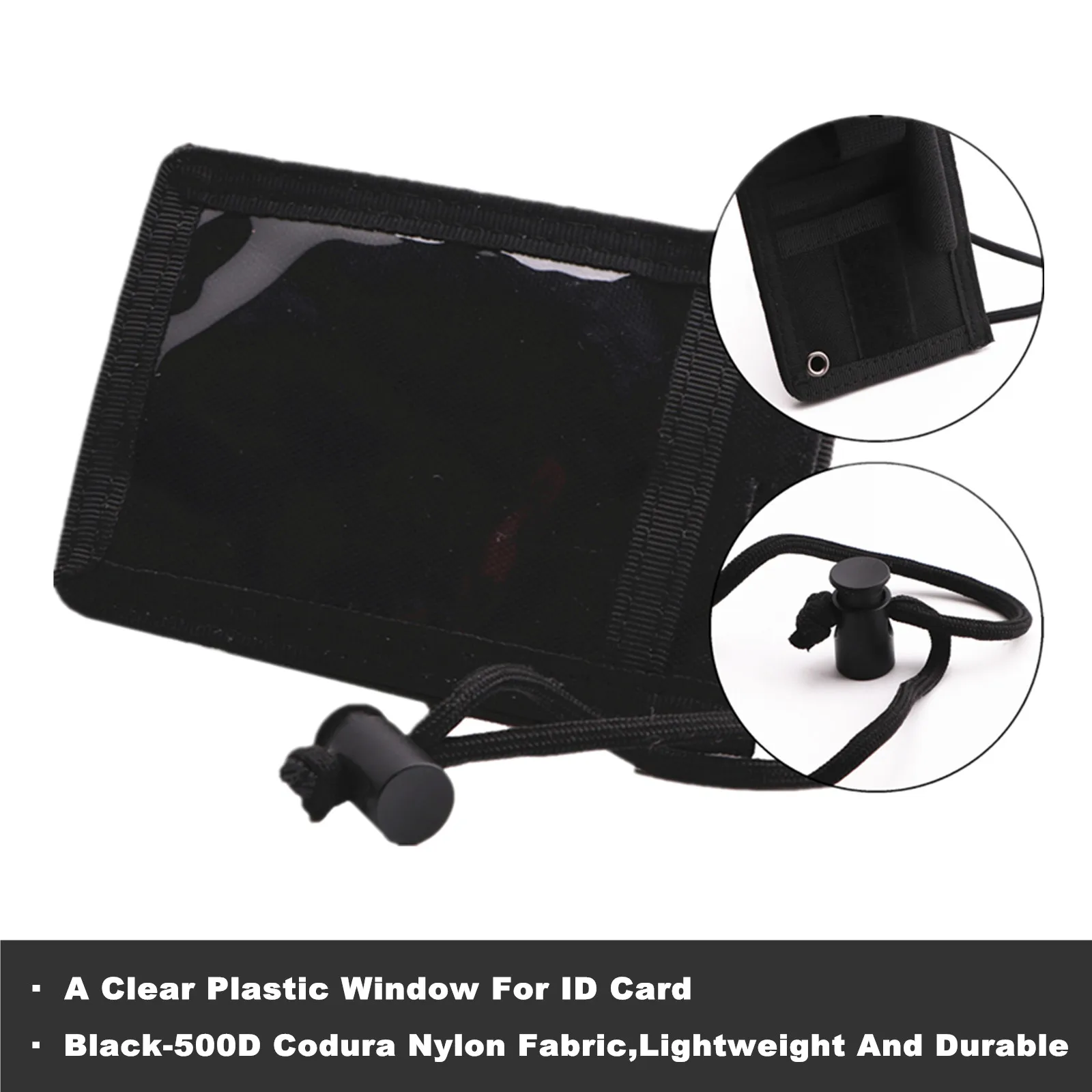 ZLang Outdoor Hot Selling Card Pack with Lanyard badge Number Travel Equipment 500D Cordura Adjustable Tactical Card Pack