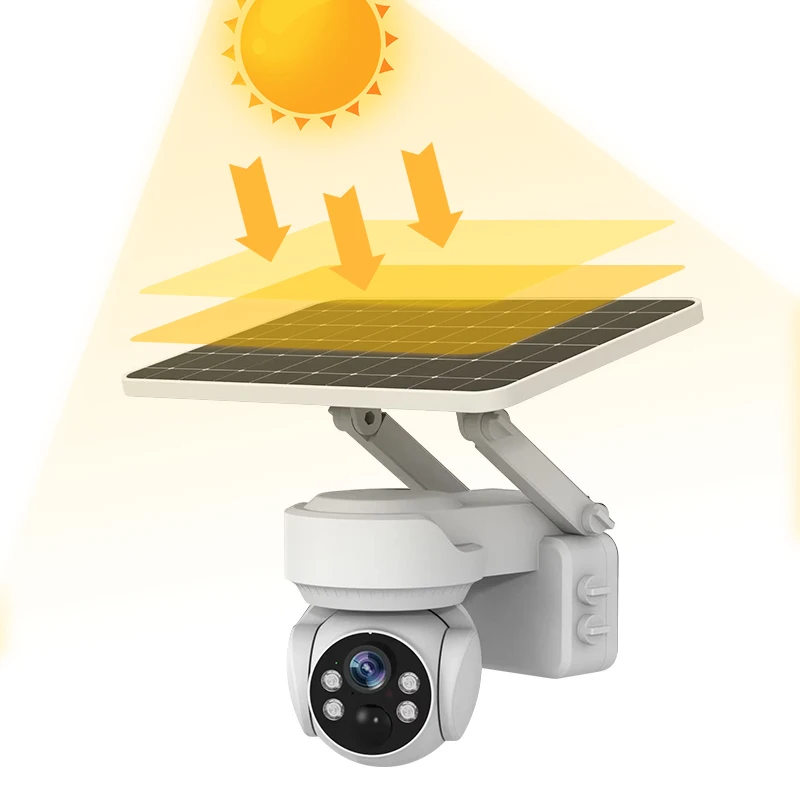 I-Cam + умное приложение технология Smart Ai видеонаблюдение наружная беспроводная система безопасности Ptz Wi-Fi Ip Cctv Солнечная камера