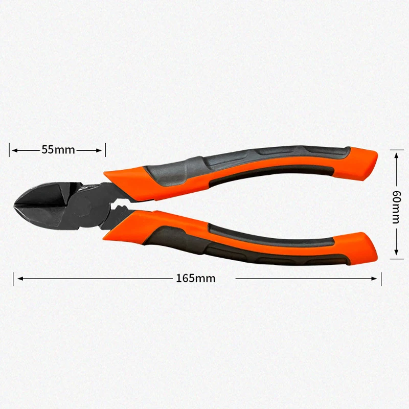 Wholesales Casting tiger Handle Wire Cutting Combination Household Hardware Tools Clamp Needle-nose Diagonal Pliers