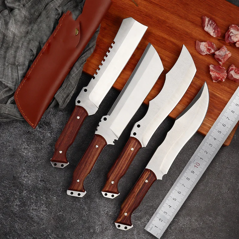 Bone Chopper Butcher Knife German High Carbon Stainless Steel Heavy Duty kitchen knife Meat Cleaver
