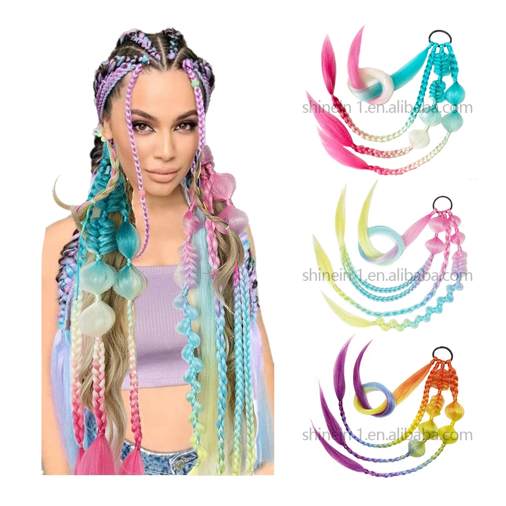 Shinein Fluffy Corn Wave Deep Curly Clip on Hair Extensions Double Weft Seamless Invisible Blonde Clip in Hair Extensions