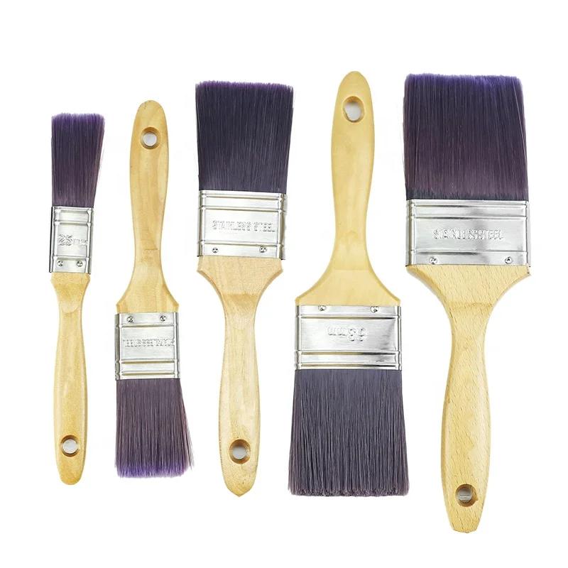Распродажа, кисти разных размеров с деревянной ручкой, набор кистей для художников, большая кисть для рисования