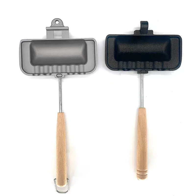 Sandwich Maker, Double Sided Frying Pan, Flip Grill Pan for Breakfast Pancakes Hot Dog Toaster