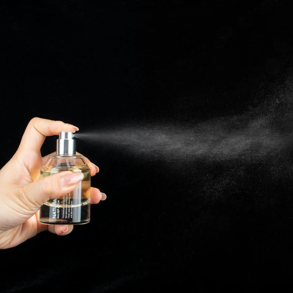 Luxury Custom Packaging 30ml 50ml 100ml Glass Refillable Empty Perfume Bottle Wooden Cap